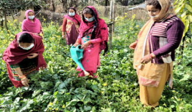 Mahila Mandal and Self Help Group helped Sarita Devi to emerge as a role model for society by filling her dreary life with colors of happiness.